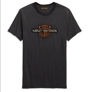 Harley-Davidson Men's Cracked Print Logo Tee Size XL